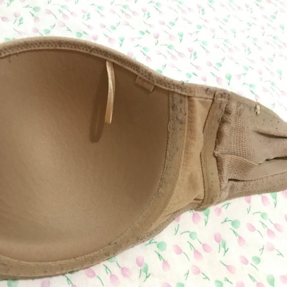 Lilyette Strapless Wired Bra 38C Tan Brown - Picture 9 of 9